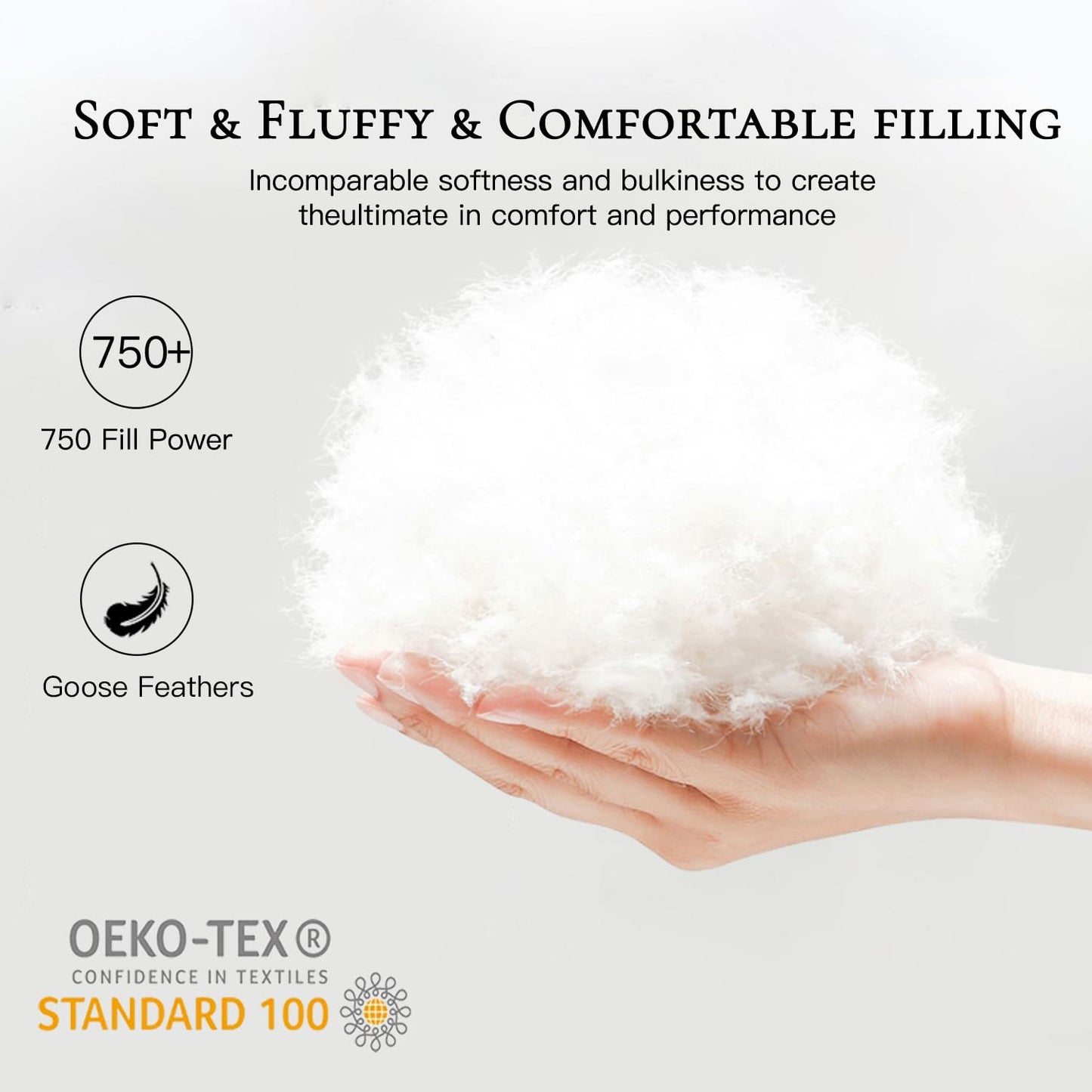 BedTreat Goose Feather Down Comforter , Luxury Hotel Bedding Comforter All Season Duvet Insert, Medium Warmth 100% Cotton Cover with Corner Tabs