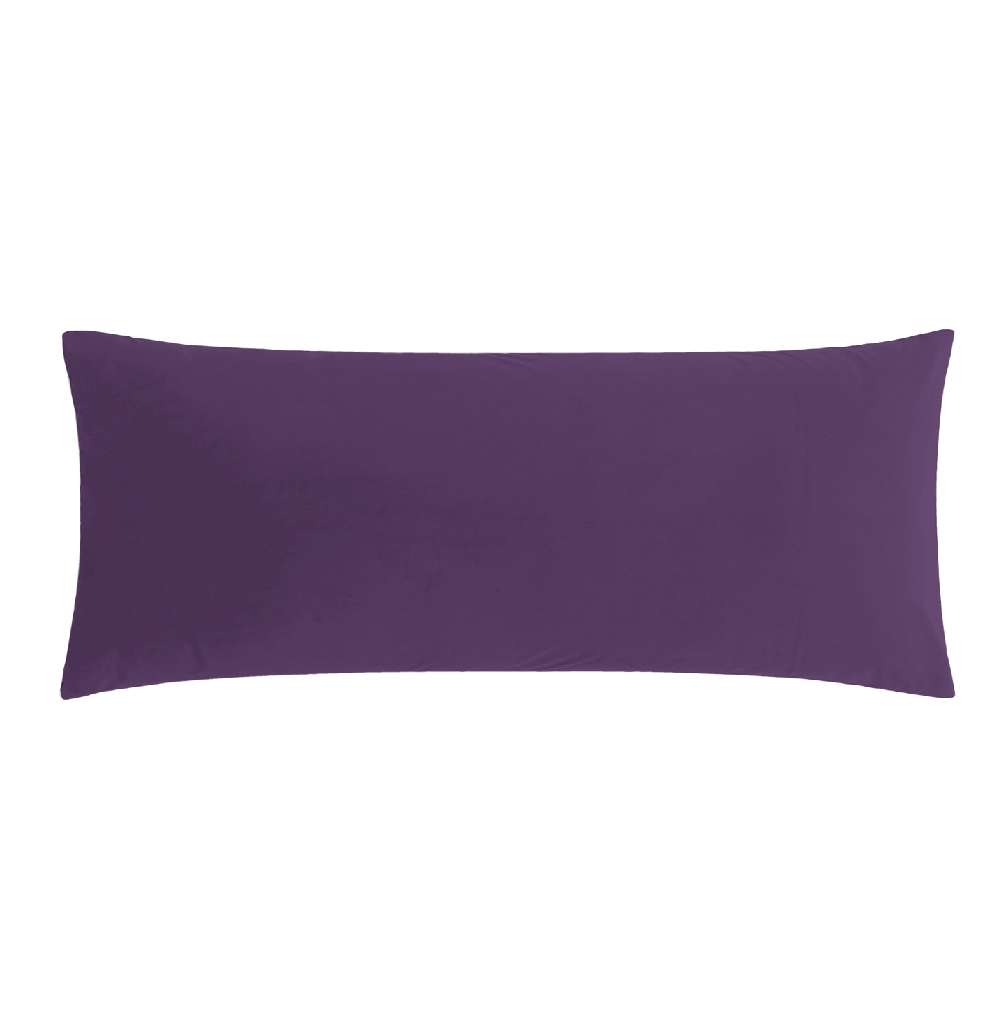 BedTreat Full Body Pillow Insert with Pillowcase for Adults,Long&Fluffy Pillow for Side Sleeper,Soft&Breathable (20X54,Purple)