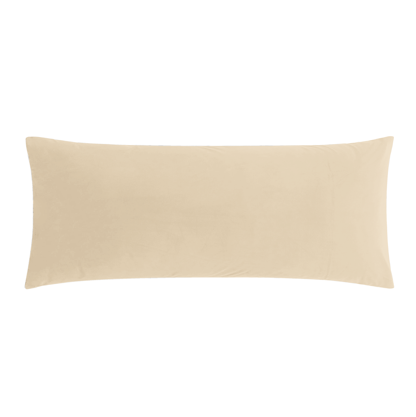 BedTreat Full Body Pillow Insert with Pillowcase for Adults,Long&Fluffy Pillow for Side Sleeper,Soft&Breathable (20X54,Beige)