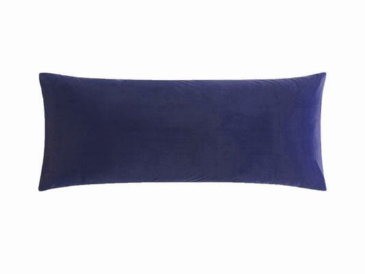 BedTreat Full Body Pillow Insert with Pillowcase for Adults,Long&Fluffy Pillow for Side Sleeper,Soft&Breathable (20X54,Blue)