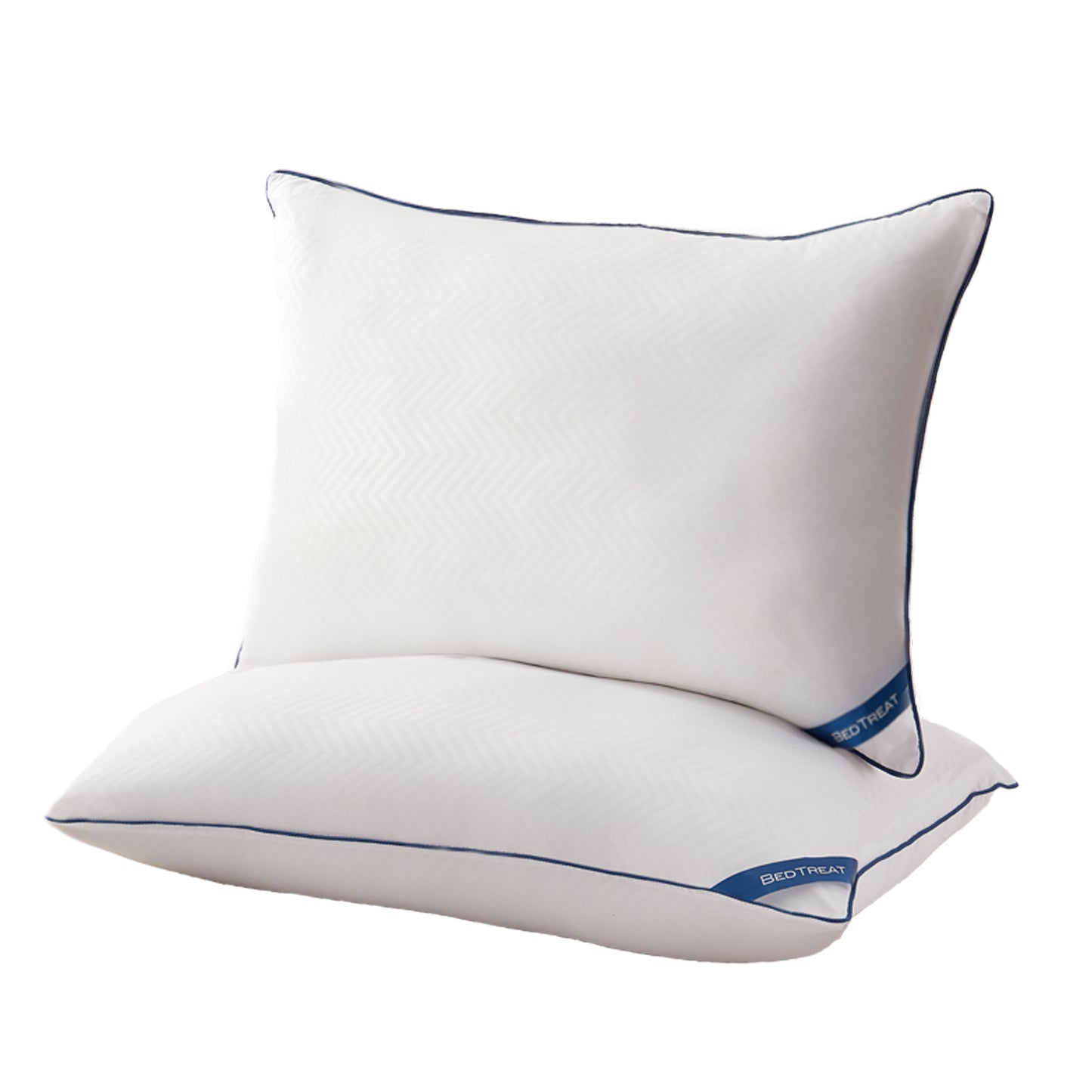 BedTreat Bed Pillows for Sleeping, Super Soft Down Alternative Pillows Standard Size Set of 2, Cooling Hotel Quality Pillows for Back, Stomach or Side Sleepers
