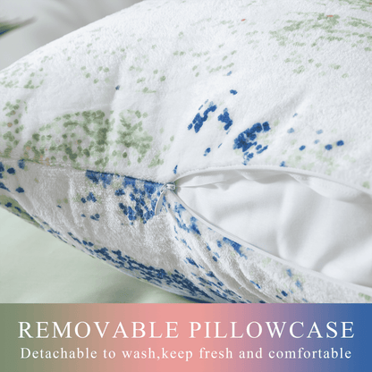 BedTreat Body Pillow with patterned pillowcase, Fluffy Body Pillow for Adults, Removable cover, Sangay , Multicolor (20"x54")