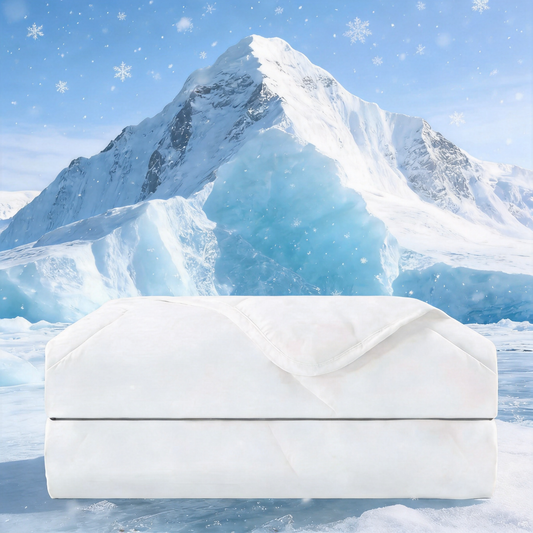 BedTreat Cooling Comforter Pure White, Lightweight Breathable Summer Bedding for Hot Sleepers & Night Sweats