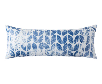 BedTreat Body Pillow with patterned pillowcase, Fluffy Body Pillow for Adults, Removable cover, Sangay , Blue (20"x54")