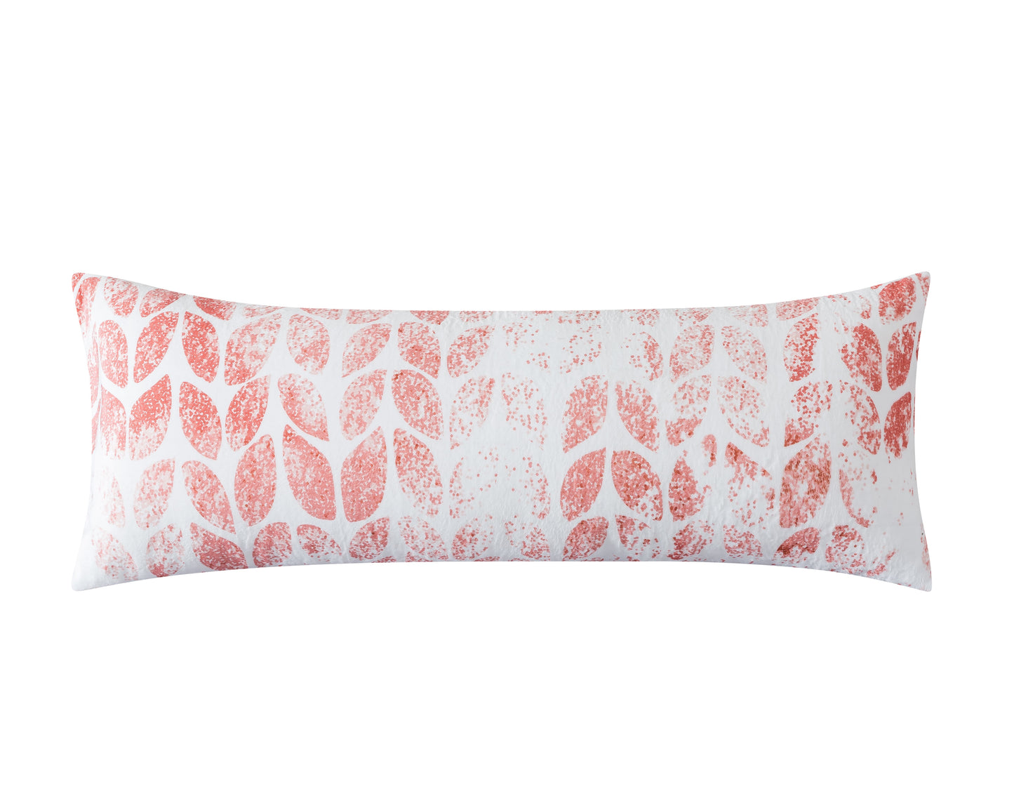BedTreat Body Pillow with patterned pillowcase, Fluffy Body Pillow for Adults, Removable cover, Sangay , Red (20"x54")