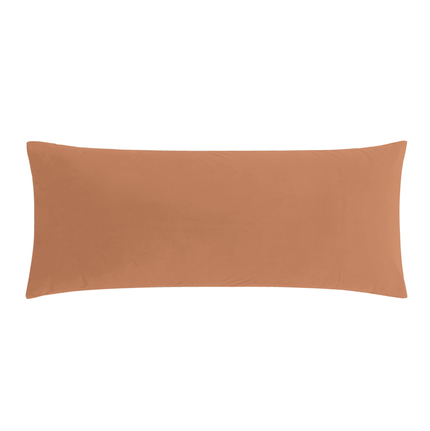 BedTreat Full Body Pillow Insert with Pillowcase for Adults,Long&Fluffy Pillow for Side Sleeper,Soft&Breathable (20X54,Orange)